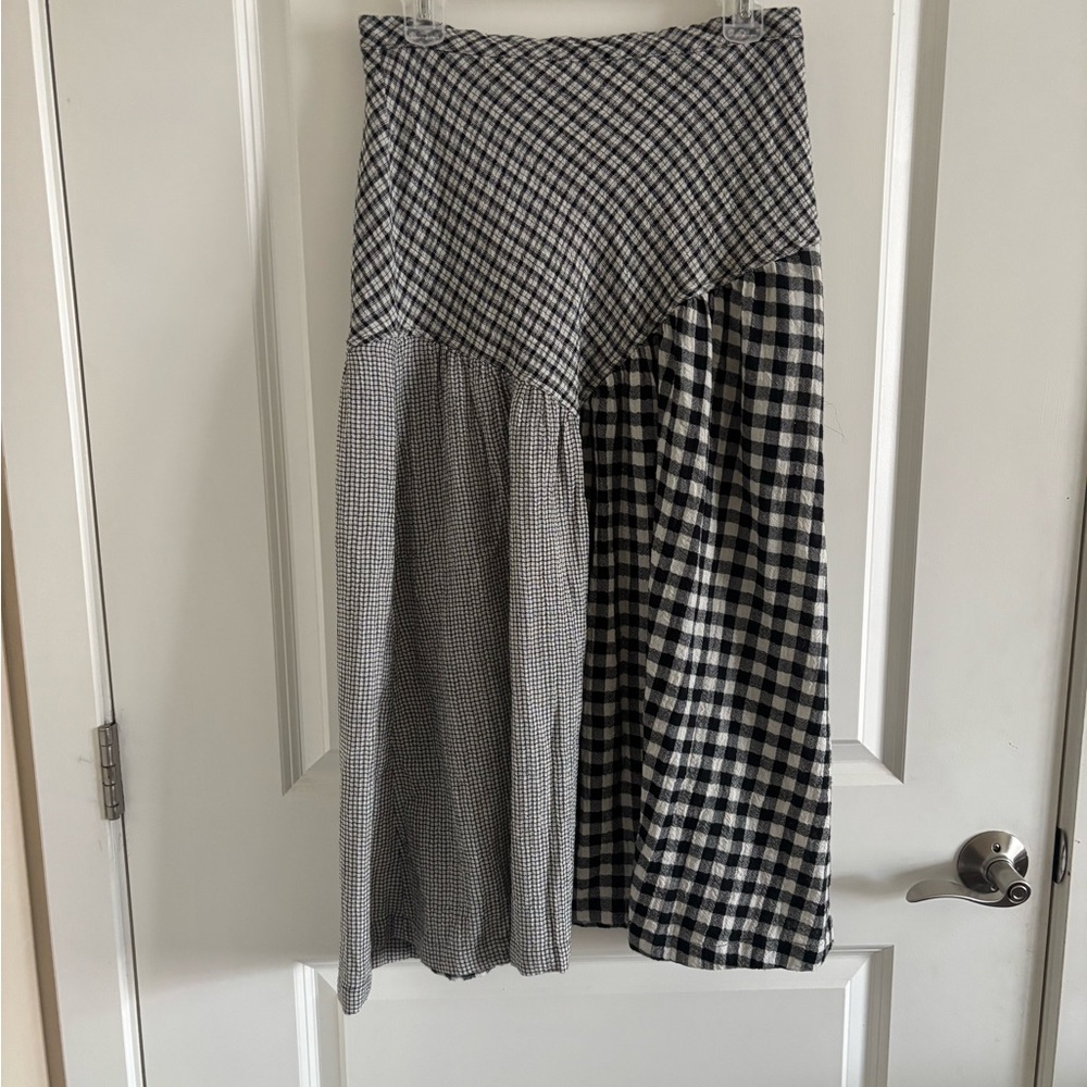 Urban Outfitters Celeste Spliced Midi Skirt - Size M